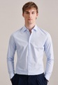 Business Hemd Slim Fit Extra Langer Arm Druck Unisex Hellblau 44