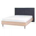 Bett mit Lattenrost aus Polyester Modern IZERNORE Bett mit Lattenrost aus Polyester Modern IZERNORE