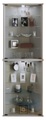 Holz Glas Vitrine Sammelvitrine Glasvitrine Eckvitrine Standvitrine Vecko XL Holz Glas Vitrine Sammelvitrine Glasvitrine Eckvitrine Standvitrine Vecko XL