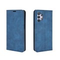 Galaxy A32 5G - Seidige Stand Flip Case Hülle blau