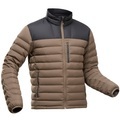 Daunenjacke Bergtrekking Mt500 Komfort Bis -10°c Herren Herren Braun XL