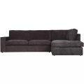 Ecksofa Thomas Ribcord Rechts Dunkel Grau