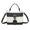Gallantry - Vanity-Tasche Hahnentrittmuster, für Damen, Weiss, Größe ONESIZE