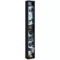 Holz CD DVD Standregal Bücherregal Aufbewahrung Deko Regal Glas Rasato XL Holz CD DVD Standregal Bücherregal Aufbewahrung Deko Regal Glas Rasato XL