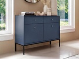 Sideboard mit 2 Türen & 2 Schubladen - Blau - BOGDAN Sideboard mit 2 Türen & 2 Schubladen - Blau - BOGDAN