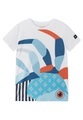Kinder T-shirt Vauhdikas Off White Boy Jungen Multicolor 134