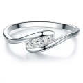 Damen Ring Damen Silber 56