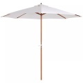 Outsunny - Sonnenschirm, One Size, Creme