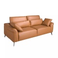 ANGEL CERDA - 3-Sitzer-Sofa ausem Leder, One Size, Braun