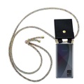 Handy Kette für Samsung Galaxy A51 4G M40s Silikon mit Gold Ringen