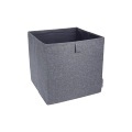 BIGSO - Aufbewahrungsbox SOLNA - Textil - dunkelgrau - 31.5/31.5/31.5 cm