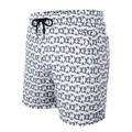 Seashey Badeshorts Herren Weiss Bedruckt S
