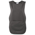 Arbeitsschürze Mit Tasche Unisex Grau S
