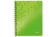 LEITZ Spiralbuch WOW PP A5 4639-00-54 grün 80 Blatt