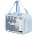 Kosmetiktasche, Kulturtasche, Trocken- Und Nasstrennung, Tragbare Wasserdichte Kulturtasche Unisex Blau ONE SIZE