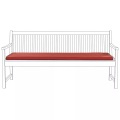 Beliani Auflage für Gartenbank TOSCANA/JAVA terracotta 169 x 50 x 5 cm