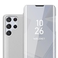Hülle für Samsung Galaxy S22 ULTRA Spiegel Standfunktion 360 Grad Schutz