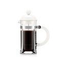 Kaffeebereiter mit Kunststoffdeckel CAFFETTIERA 0.35 L Cremefarben Kaffeebereiter mit Kunststoffdeckel CAFFETTIERA 0.35 L Cremefarben