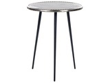 Beliani, Beistelltisch aus Aluminium Retro TELFER Beistelltisch aus Aluminium Retro TELFER