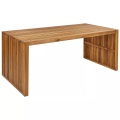 Beliani, Gartentisch aus Akazienholz Modern SULZANO Gartentisch aus Akazienholz Modern SULZANO
