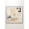 KARE Design - Gerahmtes Bild Arty Collage 120x120, One Size, Beige