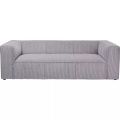 Kare Design, Sofa Cubetto Cord 3-Sitzer hellgrau 220