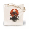 Only-bags.store, Only-bags.store - Stofftasche Bedruckte Baumwolltasche Tragetasche Jutebeutel, für Damen, Beige, One Size