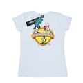 Logo Crest Tshirt Damen Weiss XL