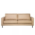 Beliani Sofa Leder beige SAVALEN