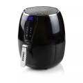 DOMO XL 4L Heißluft-Fritteuse 1500 W Überhitzungsschutz, Cool-Touch-Gehäuse, mit Display Schwarz