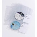 Durable, Durable 4fach CD/DVD Ordner-Hülle 4 CDs/DVDs/Blu-rays Polypropylen Transparent 10 St. 523819