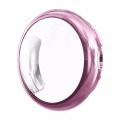 Cover-Discount - Google Pixel Watch 3 45mm Gummi Schutz Case Metall-Look, Pink,