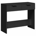 vidaXL Konsolentisch Schwarz 90x36x75 cm Holzwerkstoff