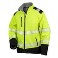 Erwachsene Safeguard Ripstop Sicherheit Soft Shell Jacke Herren Gelb Bunt XXL