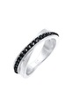 Ring Wickelring Zart Basic Kristalle Damen Silber 58mm
