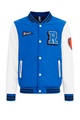WE Fashion, Jungen-bomberjacke Mit Stickereien Jungen Blau 158/164
