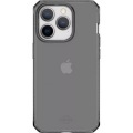 ITSkins - iPhone 14 Pro Spectrum Clear Antimikrobielle Schutz Gummi Hülle (Fallschutz 3 Meter) - Transparent / Schwarz