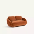 AM.PM - Sitzbank Sofa Samt, 2P, Braun