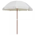 Sonnenschirm mit Stahlmast 240 cm Sand