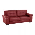 Vente-unique, Ledersofa 3Sitzer HAZEL Ledersofa 3Sitzer HAZEL