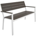 Gartenbank Line 2-Sitzer mit Aluminiumrahmen 128x59x88cm Gartenbank Line 2-Sitzer mit Aluminiumrahmen 128x59x88cm