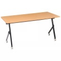 Beliani - Zusammenklappbarer Schreibtisch aus Melaminbeschichtete Spanplatte (MFC) Modern BENDI, One Size, Braun Bunt