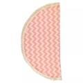 L'Anse - Badetuch Zig Zag, One Size, Korall