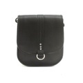 Handtasche Melody, Leder Damen Schwarz ONE SIZE