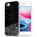 Hülle für Apple iPhone 7 7S 8 SE 2020 TPU Silikon mit funkelnden Glitter