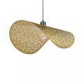 Beliani - Hängelampe aus Eisen Retro KRISHNA, One Size, Gelbgold