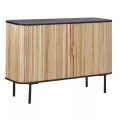 Beliani, Sideboard aus Paulownia-Holz Modern LINDON Sideboard aus Paulownia-Holz Modern LINDON