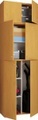 Holz Besenschrank Staubsauger Putzschrank Haushaltsschrank Drehtüren Lona A Holz Besenschrank Staubsauger Putzschrank Haushaltsschrank Drehtüren Lona A