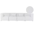 Beliani, Modulsofa aus Cord Modern LEMVIG Modulsofa aus Cord Modern LEMVIG