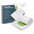 Mara Vital - Wasserdichter Matratzenschoner atmungsaktive Matratzenauflage Matratzenschutz ohne Knistern, 80X220CM, Weiss